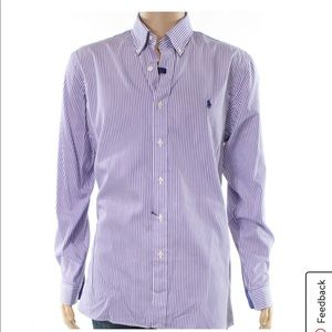 Ralph Lauren striped button up 100% cotton